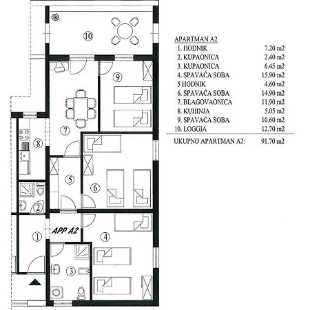 Danica Apartment *